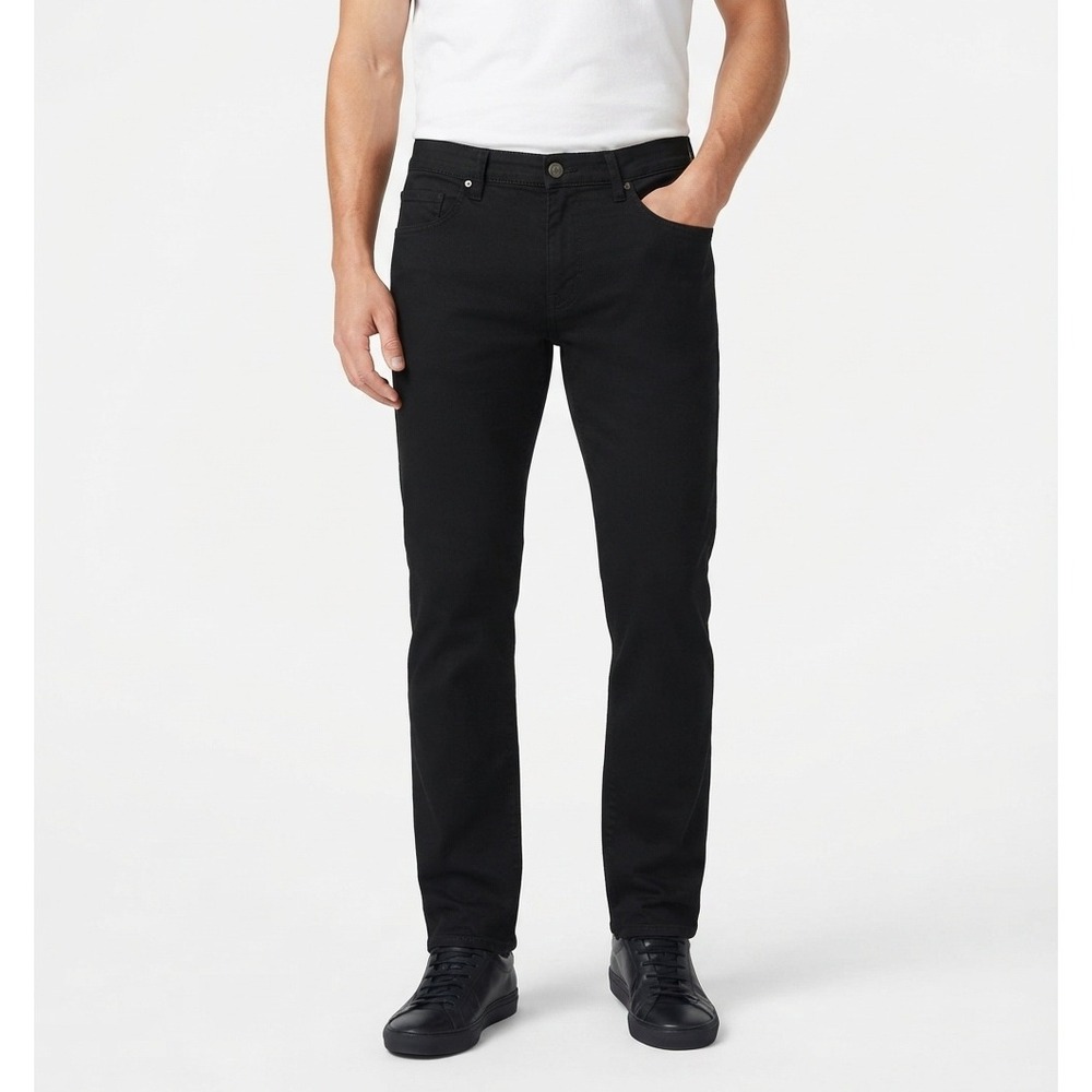 Projek Raw Classic Fit Pants Black Stretch Trousers - 34